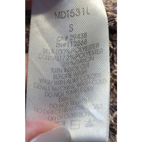 Y2K 2000s Glam Miss Me Beige Lace Back Sequin Beaded Top S Festival Going Out - Picture 7 of 9